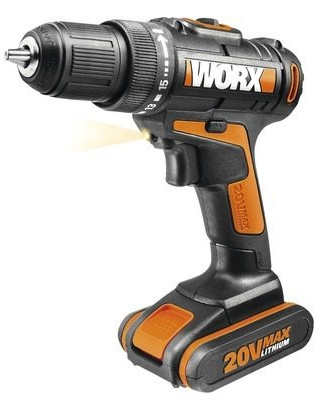 Аккумуляторная дрель-шуруповерт с батареей Worx 20