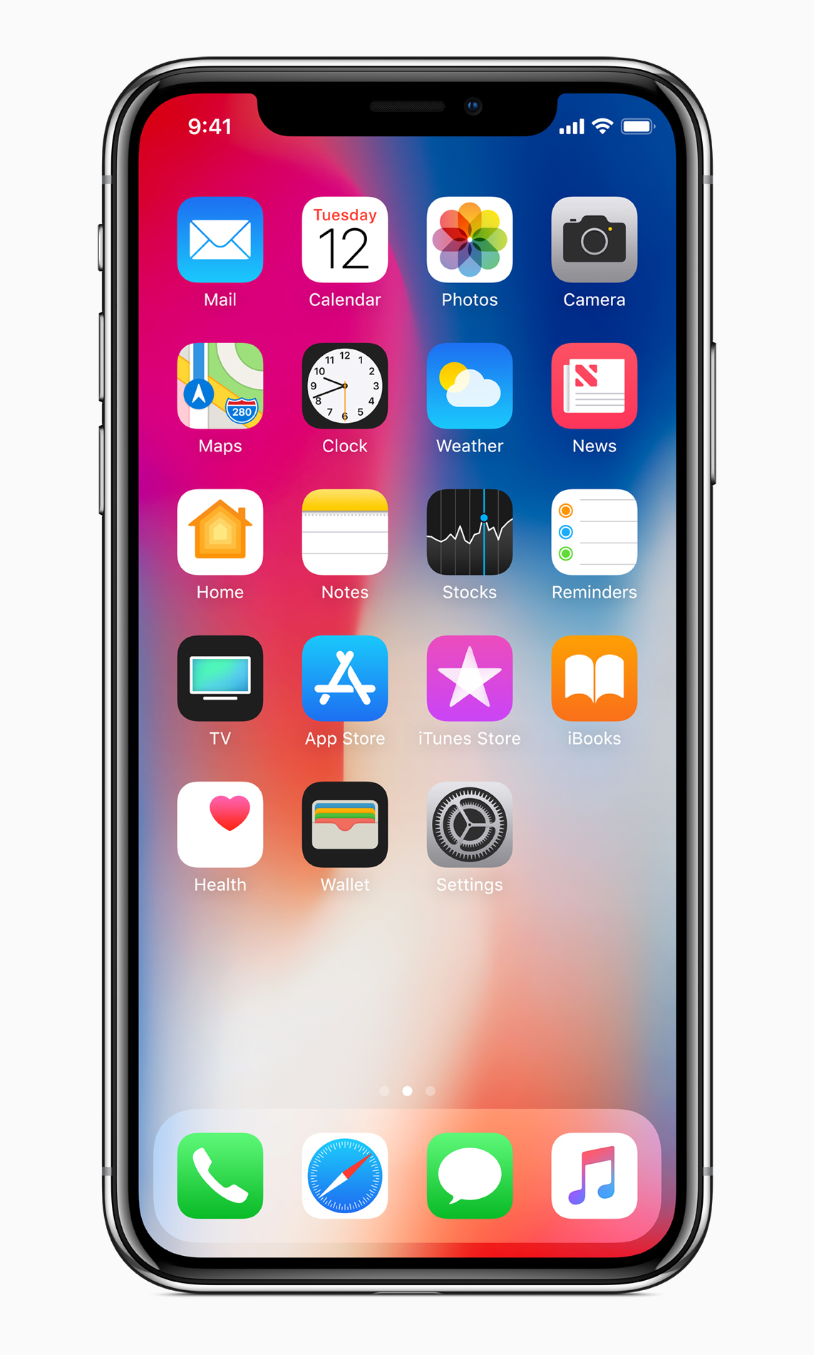Mobilusis telefonas Apple iPhone X, 256 GB, sidabro sp. - Senukai.lt
