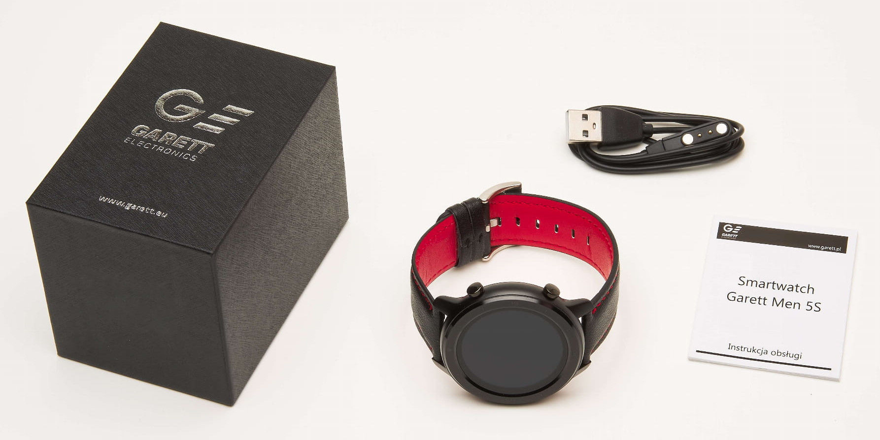 Умные часы Garett Men 5S, черный