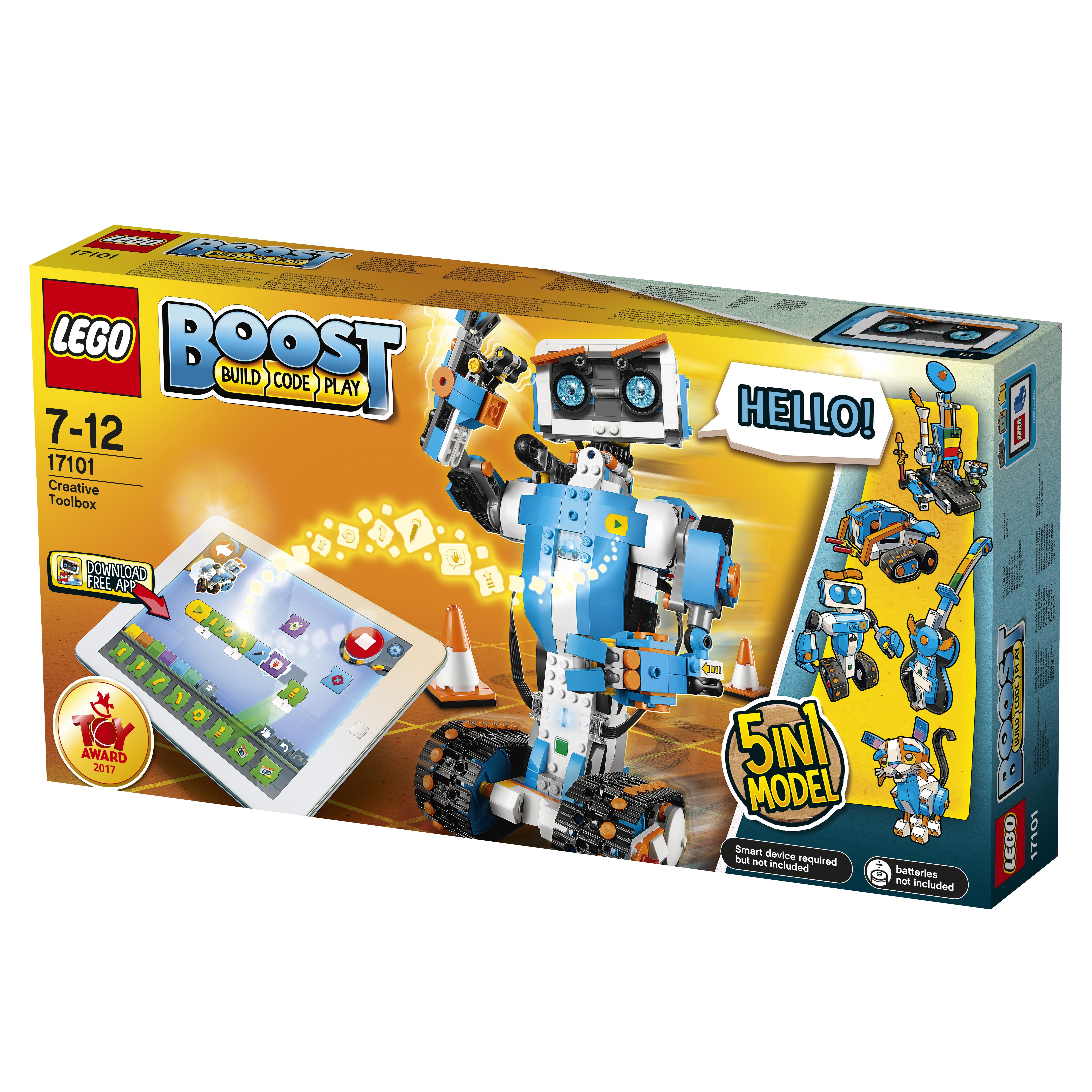 Konstruktorius LEGO Boost Kūrybinė įrankių dėžė 17101, 847 vnt