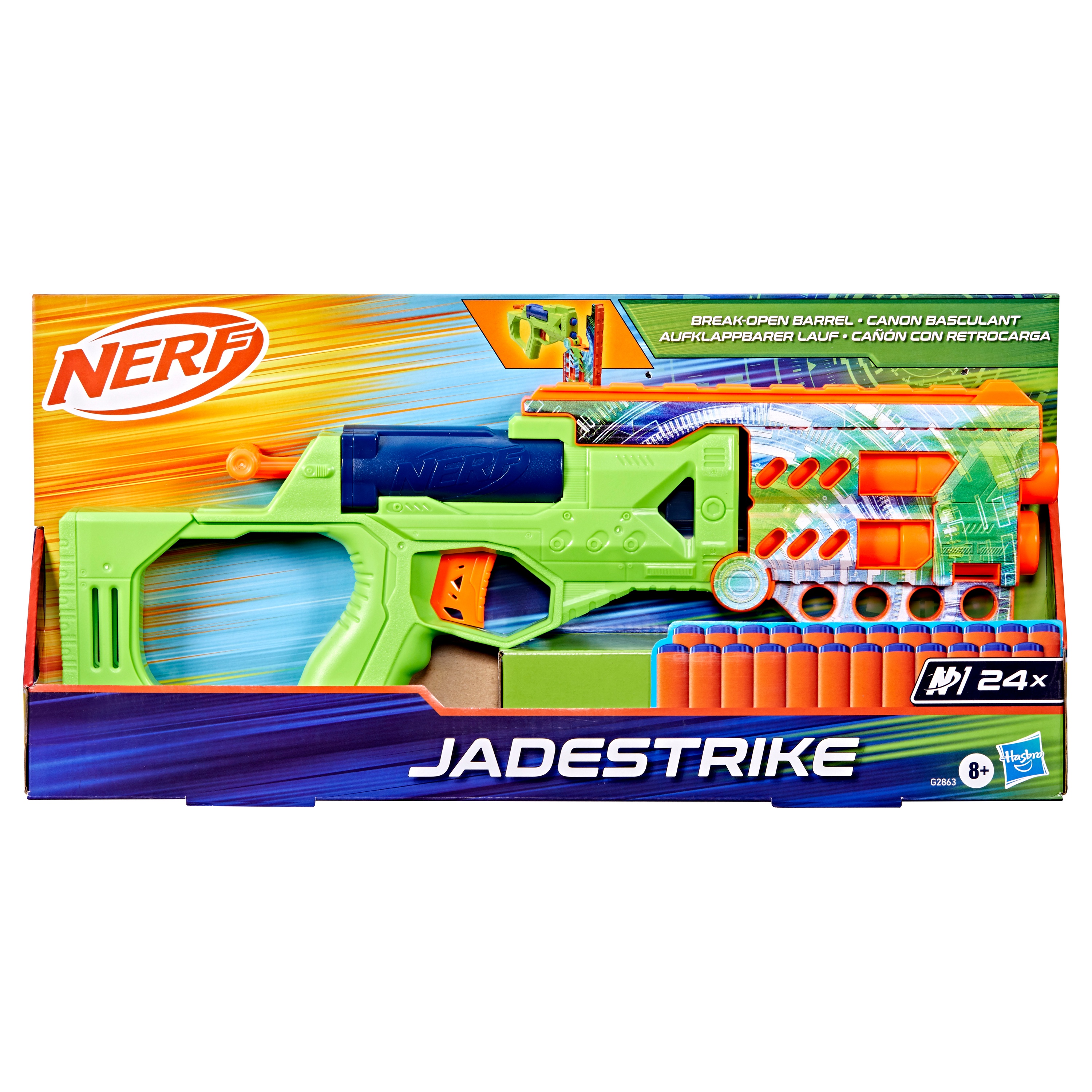 Žaislinis šautuvas su kulkomis Hasbro Nerf Jadestrike Žalia sp