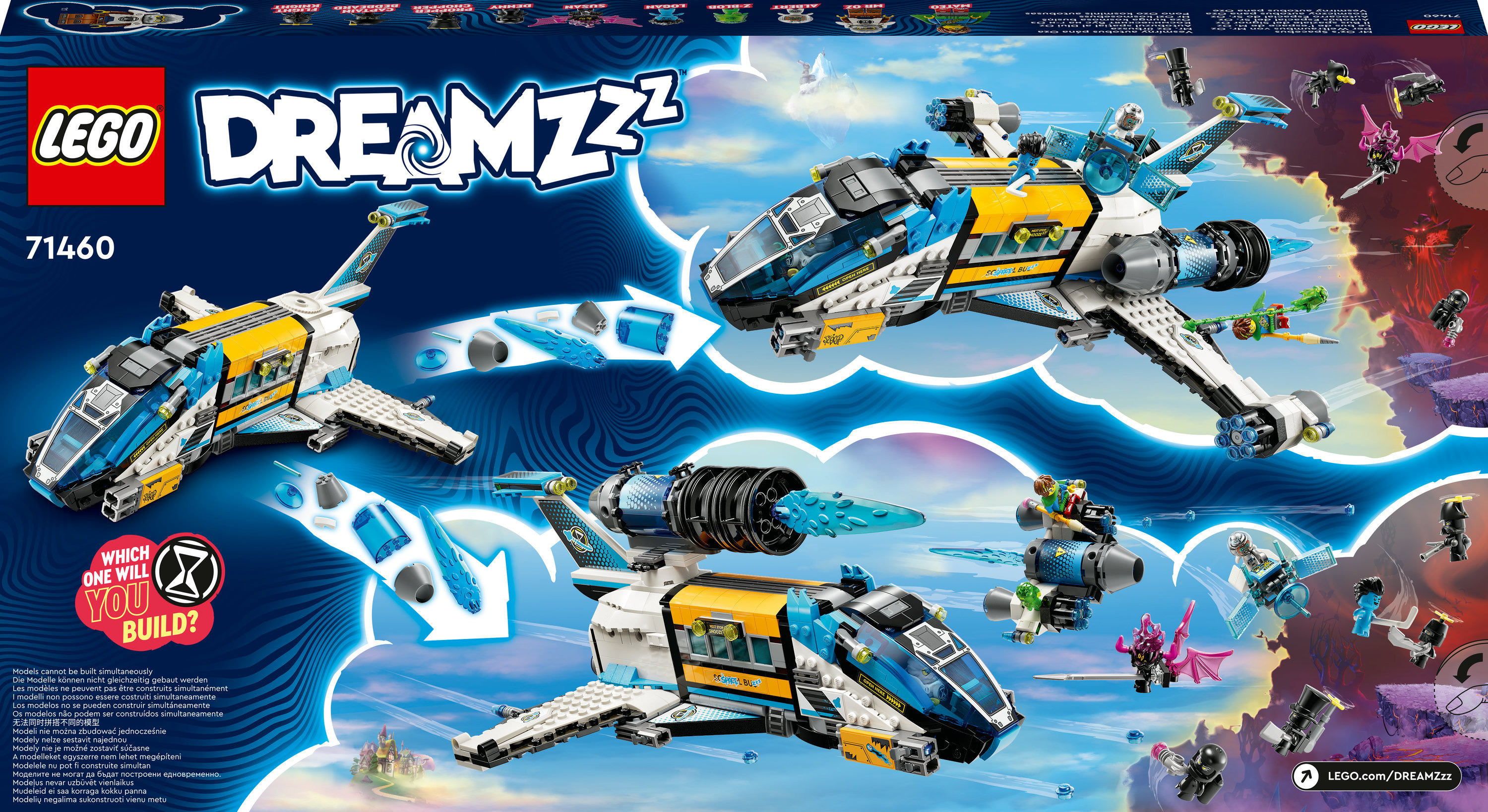 Konstruktorius LEGO® DREAMZzz Pono Ozo kosminis autobusas 71460