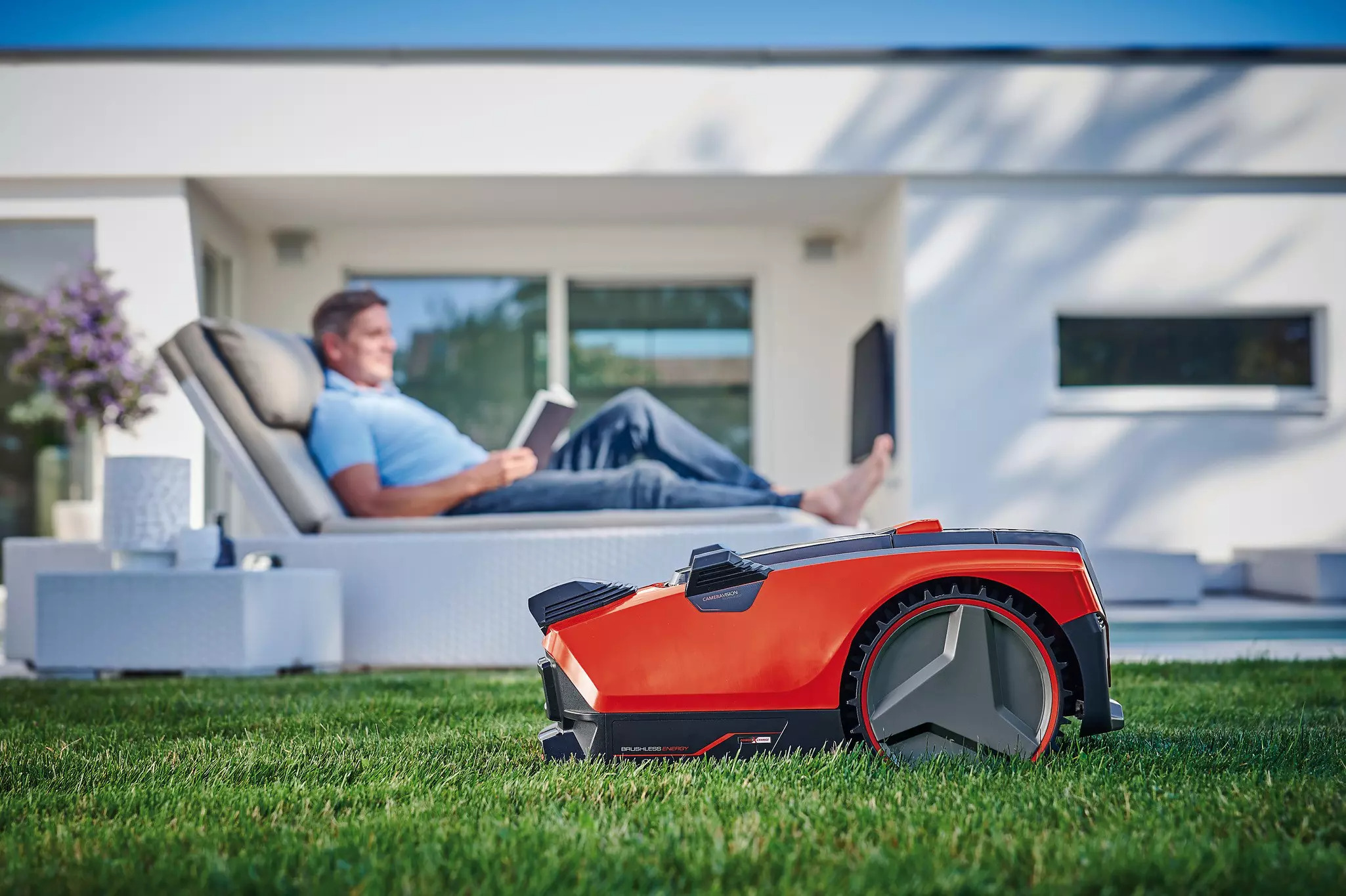 Vejos pjovimo robotas Einhell Freelox Cam 500, 500 m² - 1a.lt