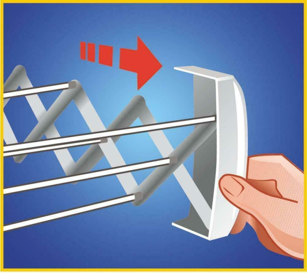 Drabužių džiovykla Leifheit Teleclip 74, 100 cm