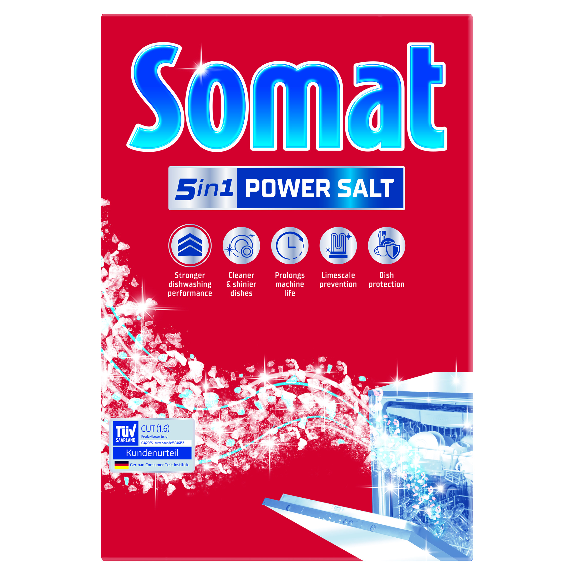 Соль для посудомоечной машины Somat, 1.5 кг - K-rauta