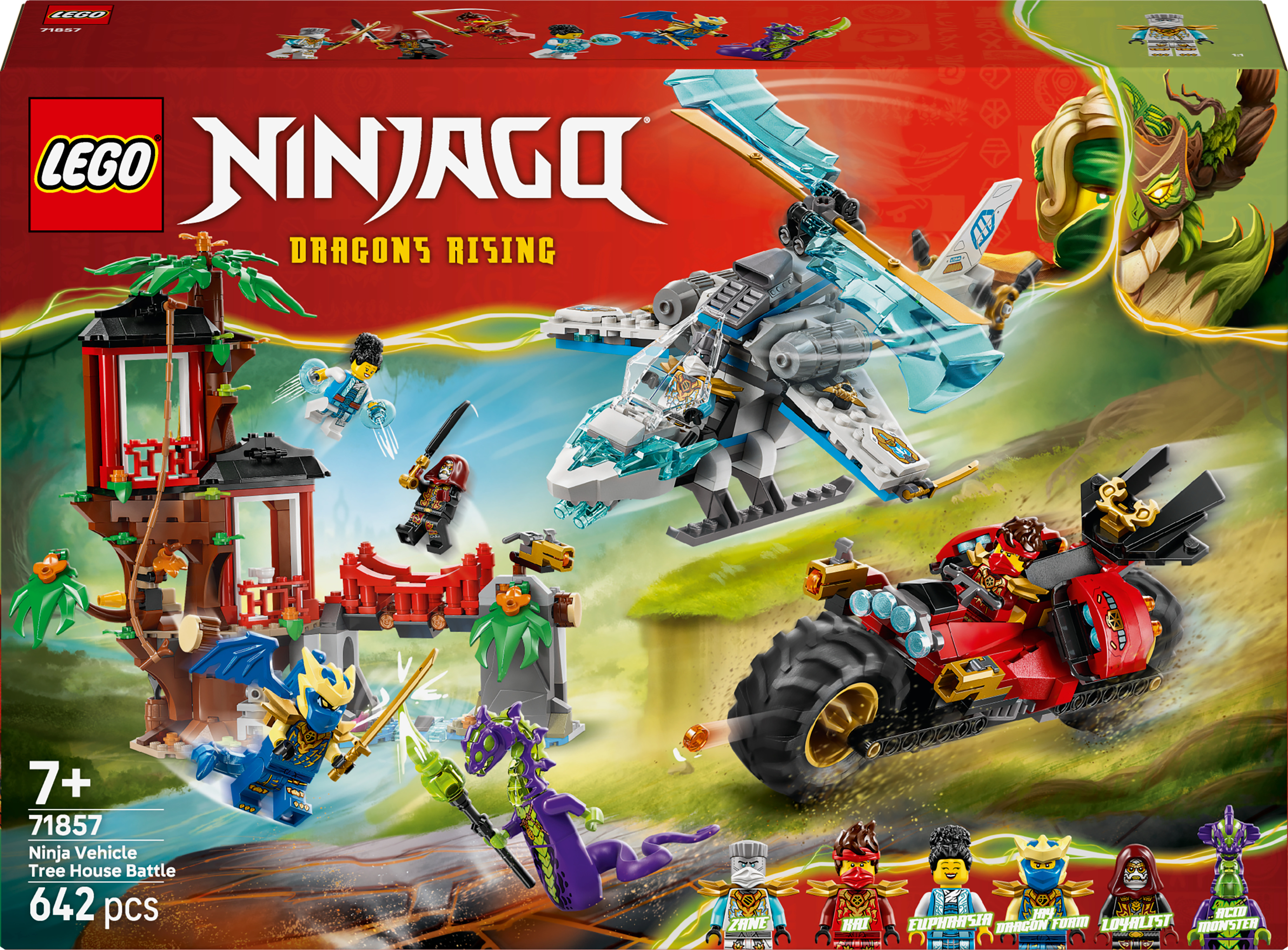 Konstruktorius LEGO® NINJAGO® Nindzių transporto priemonės ir