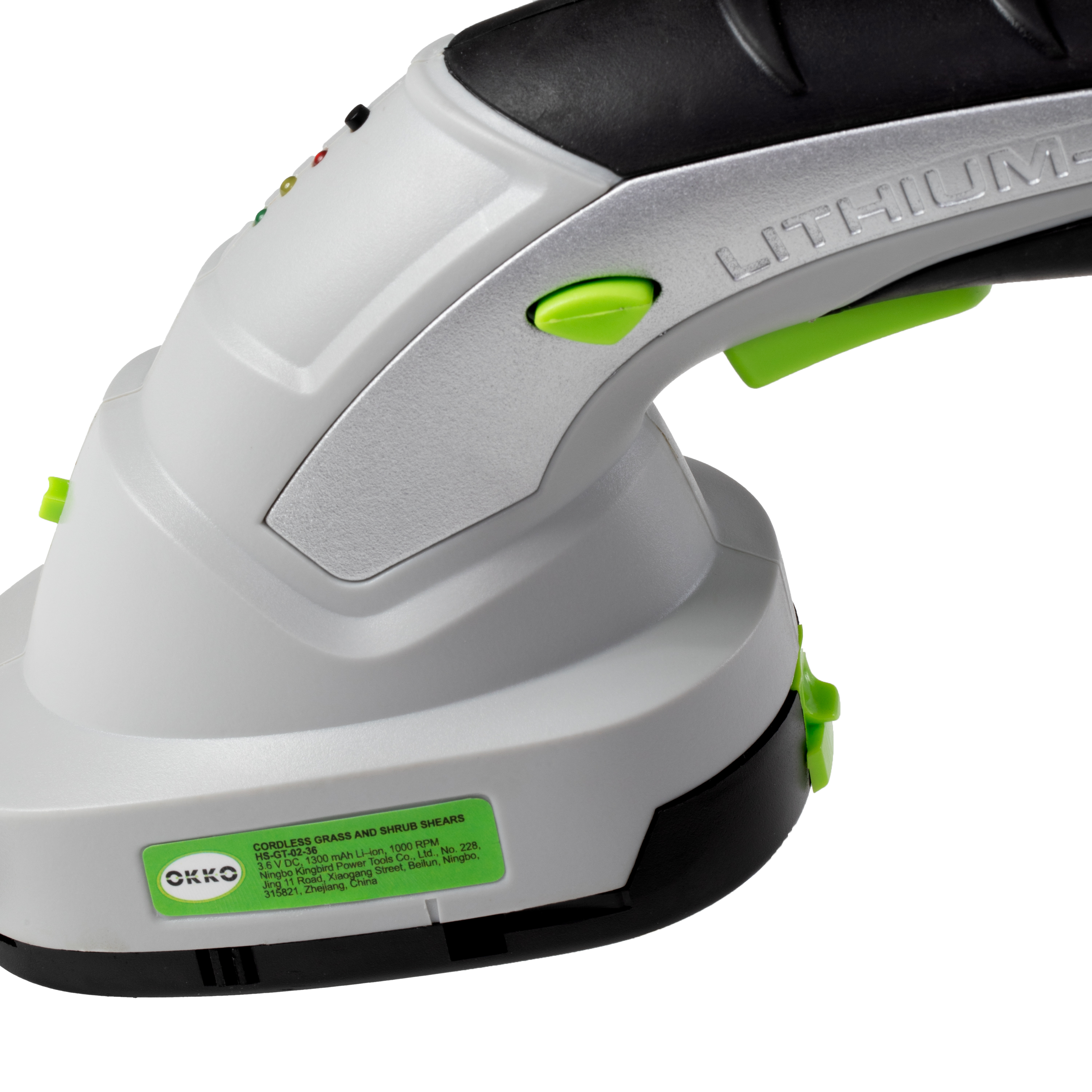 Akumuliatorinės žolės ir krūmų žirklės Okko HS-GT-02-36, 3.6 V