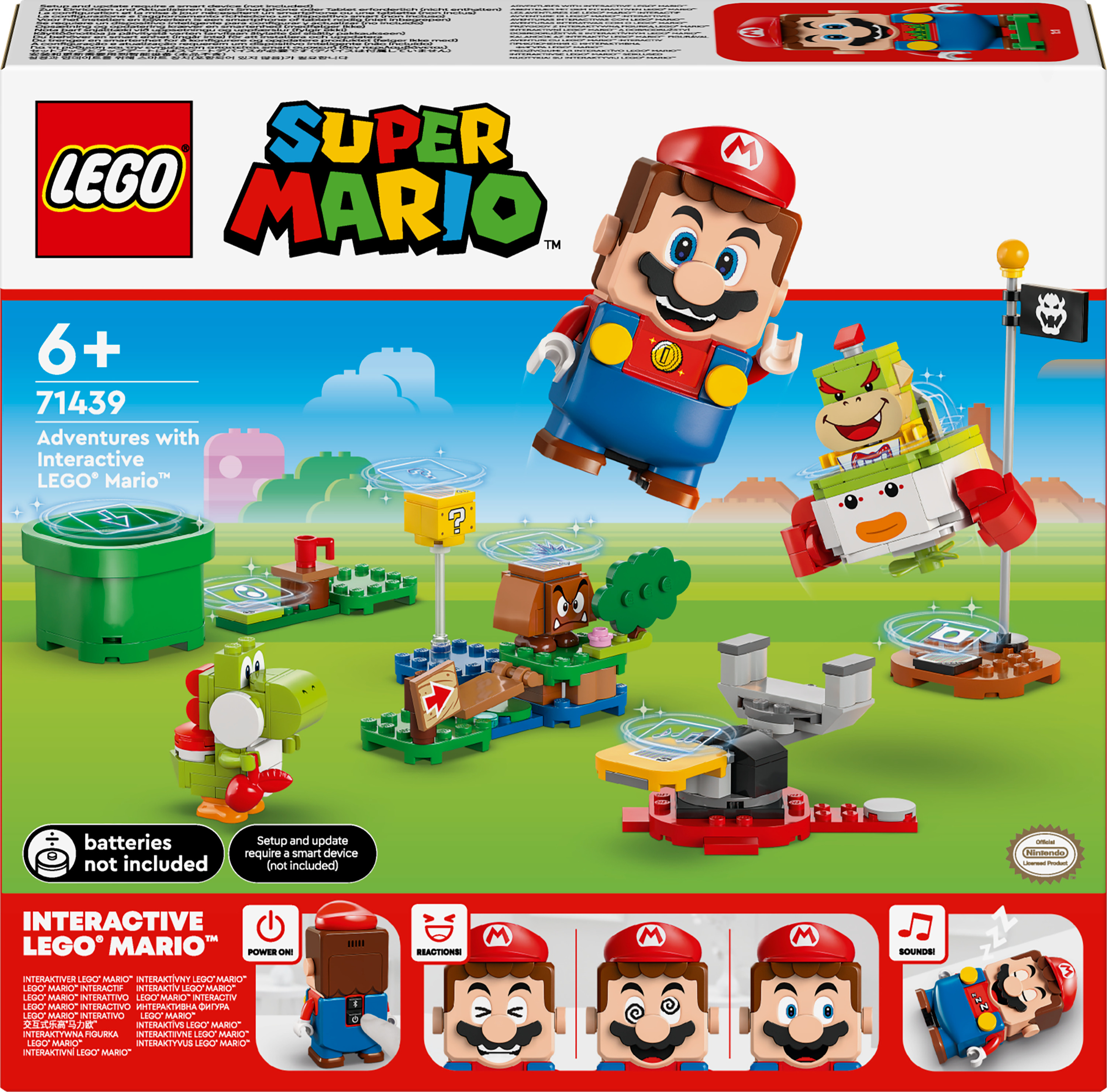 Konstruktorius LEGO® Super Mario™ Nuotykiai su interaktyviu LEGO