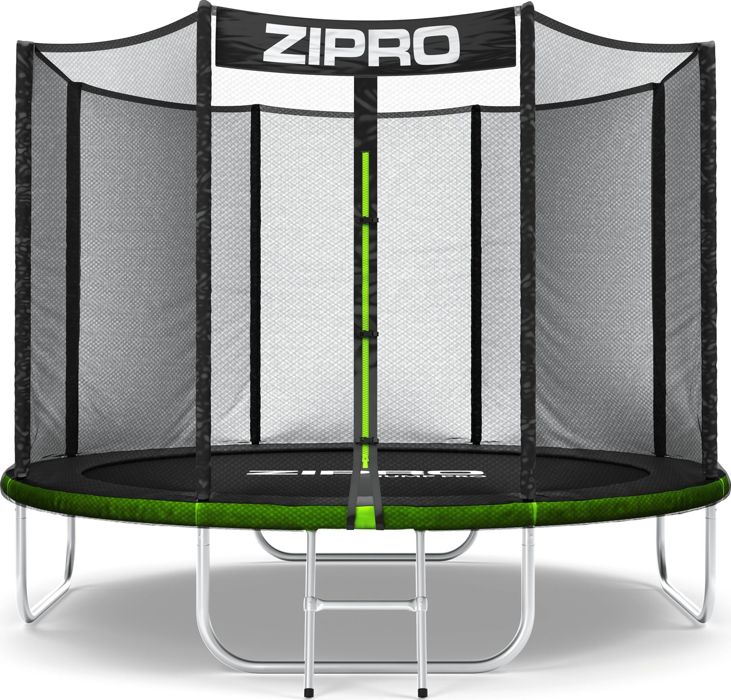 Batutas Zipro Jump Pro 8FT, 252 cm, su tinklu, su kopėčiomis
