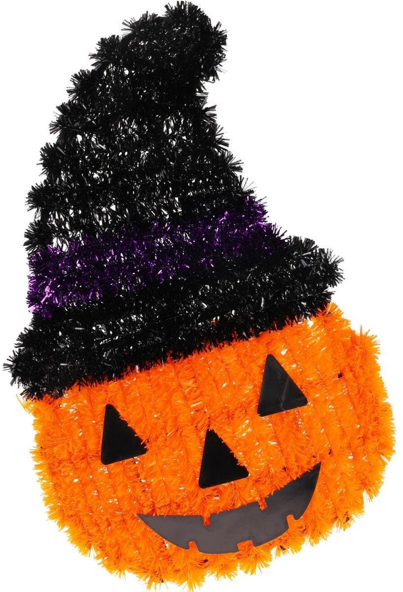 - Dekorācija bērniem/pieaugušajiem, ķirbis Halloween, melna