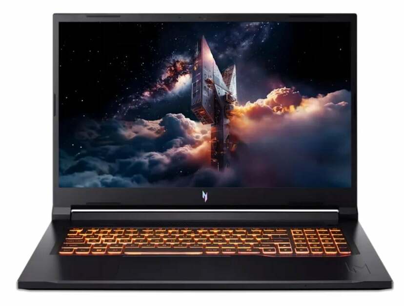 Nešiojamas kompiuteris Acer Nitro V 17 AI ANV17-41-R3C8, 240, 16 GB, 512 GB, 17.3 ", NVIDIA GeForce RTX 5050, juoda sp., ANGLŲ (INT), Windows 11 home