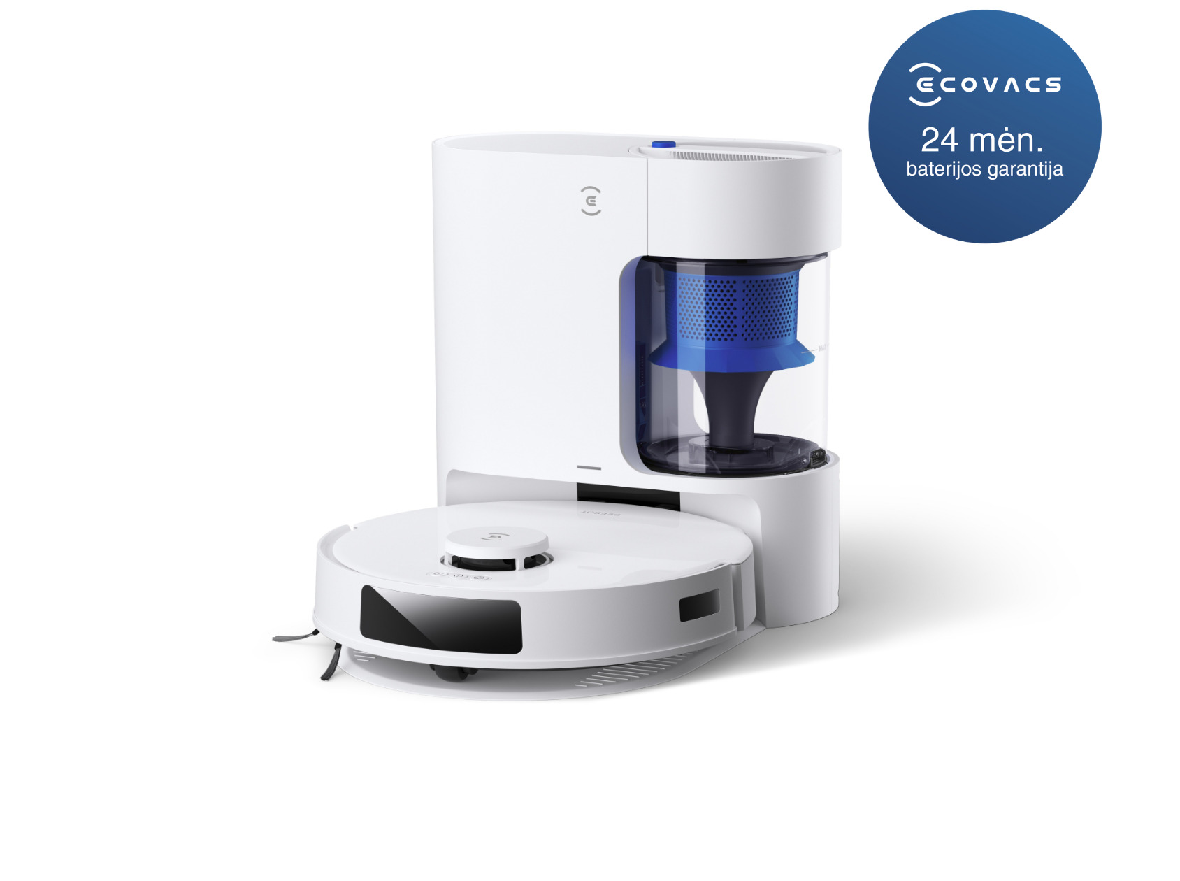 Dulkių siurblys - robotas Ecovacs DEEBOT N20 PLUS, balta sp.