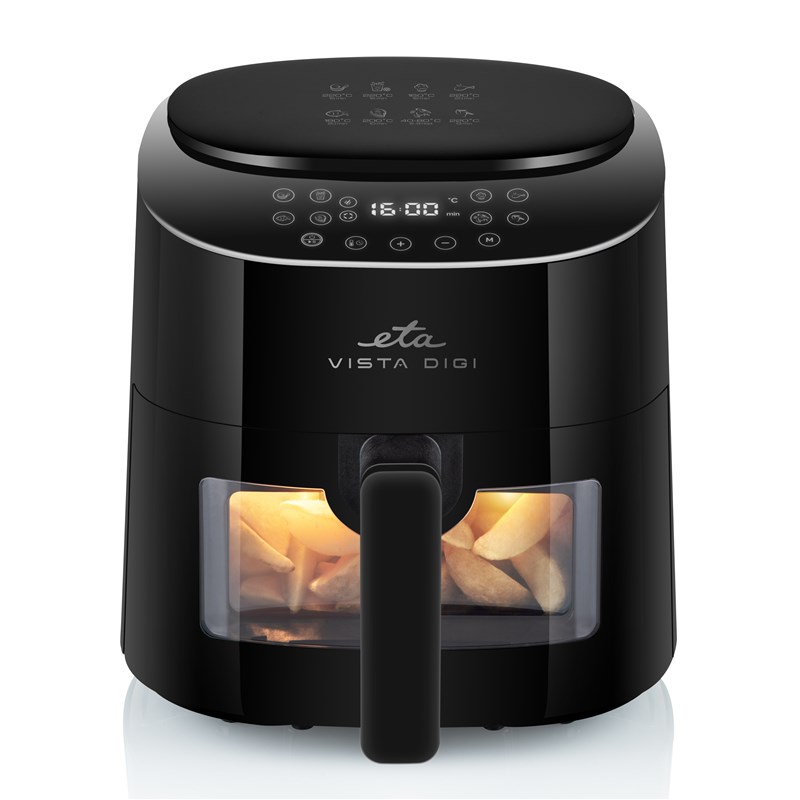 Karšto oro gruzdintuvė ETA Vista Digi 116890000, juoda sp., 1300 W, 4.3 l