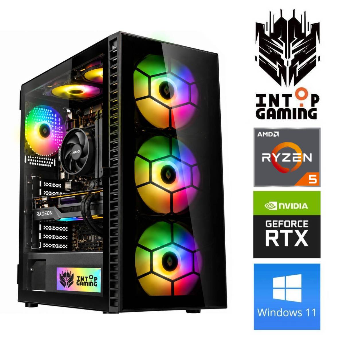 Stacionārs dators Intop RM90731WH AMD Ryzen