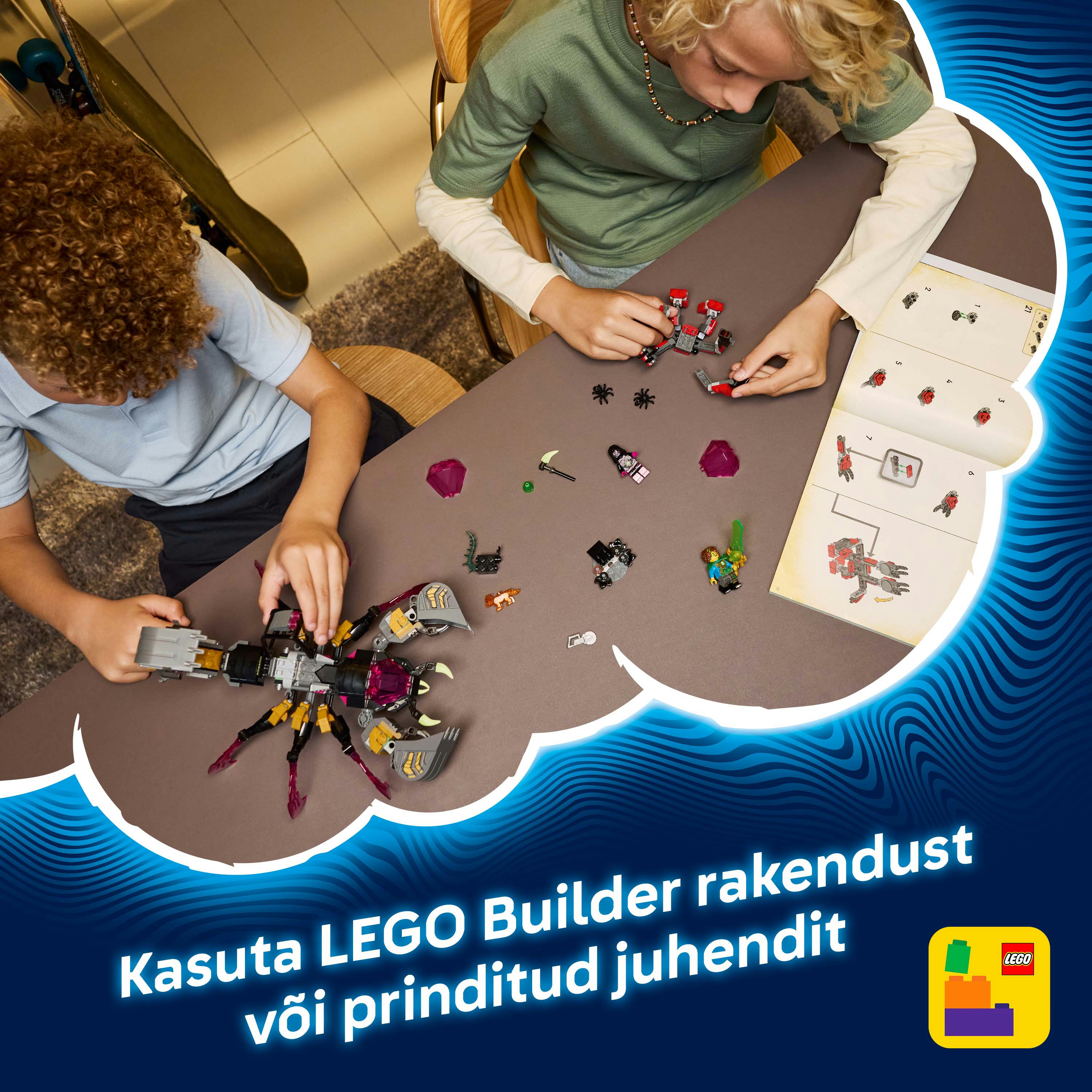 Konstruktorius „LEGO® DREAMZzz™“ Košmarų skorpionas-ekskavatorius