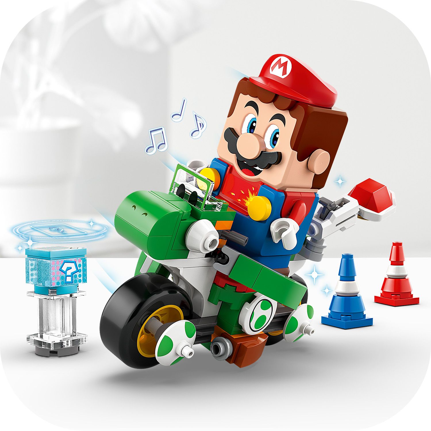 Konstruktorius LEGO® Super Mario Mario Kart™ – Yoshi Bike 72031