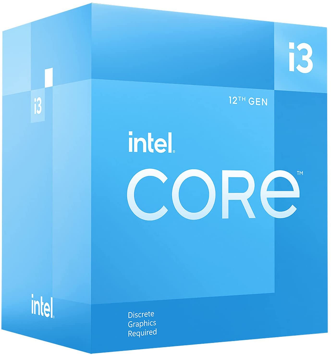 CPU Intel Core i3-12100F CPU LGA 1700 Procesorius Intel Intel® Core™ i3-12100F BOX, 3.30GHz, LGA 1700