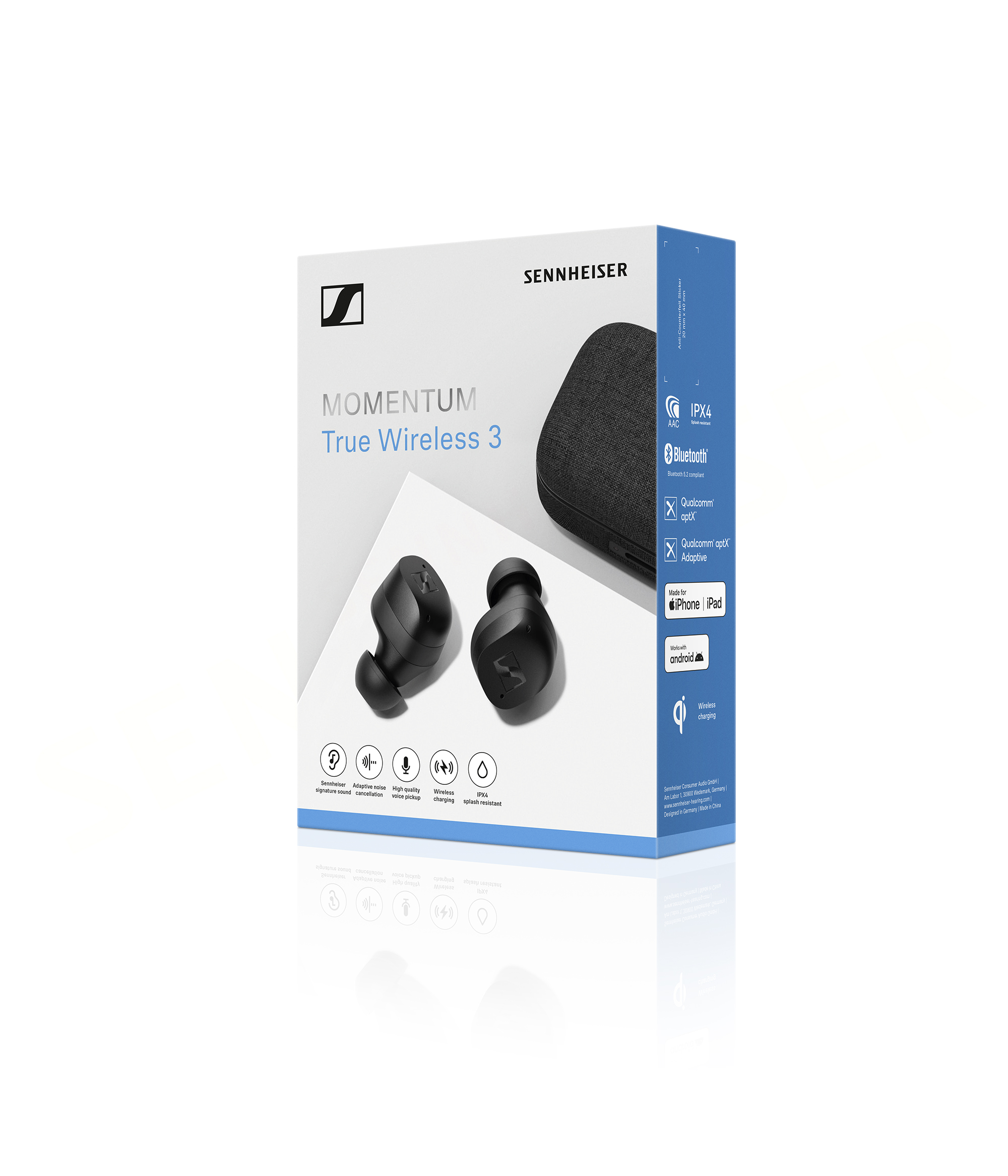 SENNHEISER MOMENTUM True Wireless 3 イヤホ… Belaidės ausinės Sennheiser Momentum True Wireless 3, juoda