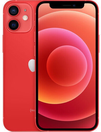 スマートフォン本体 iphone 12 mini 353010113256731 Mobilusis telefonas Apple iPhone 12 Mini, 64 GB, raudona sp