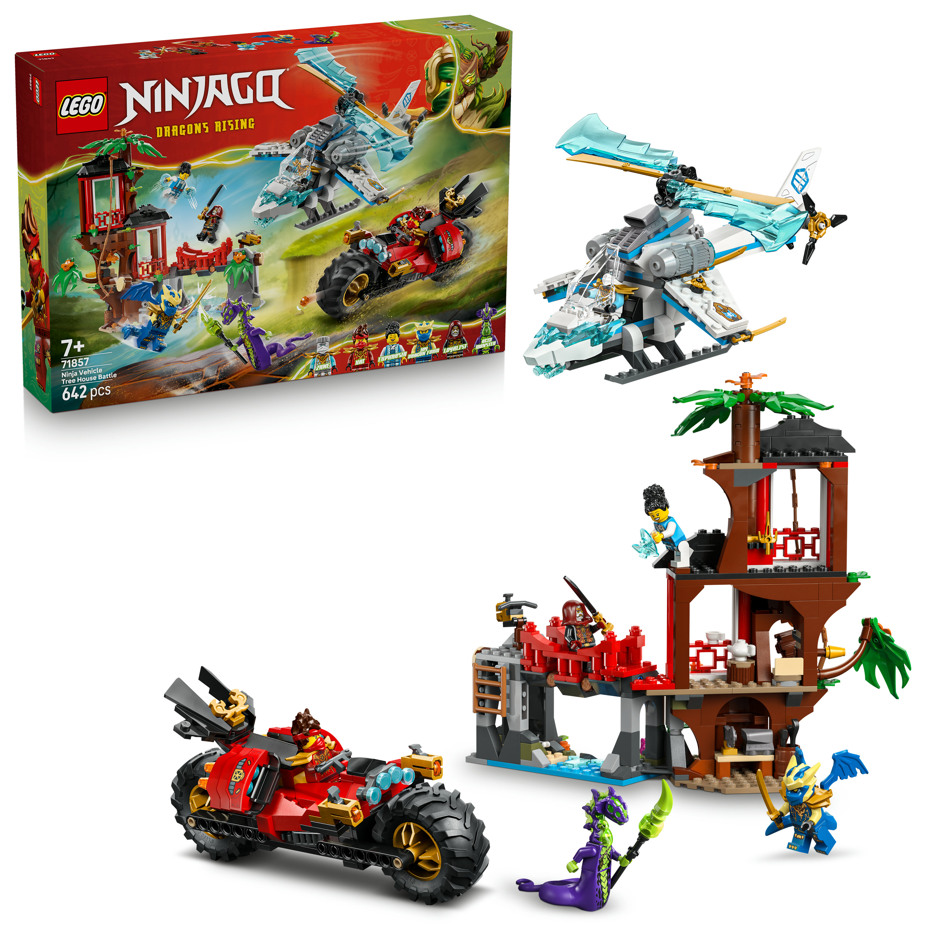 Konstruktorius LEGO® NINJAGO® Nindzių transporto priemonės ir