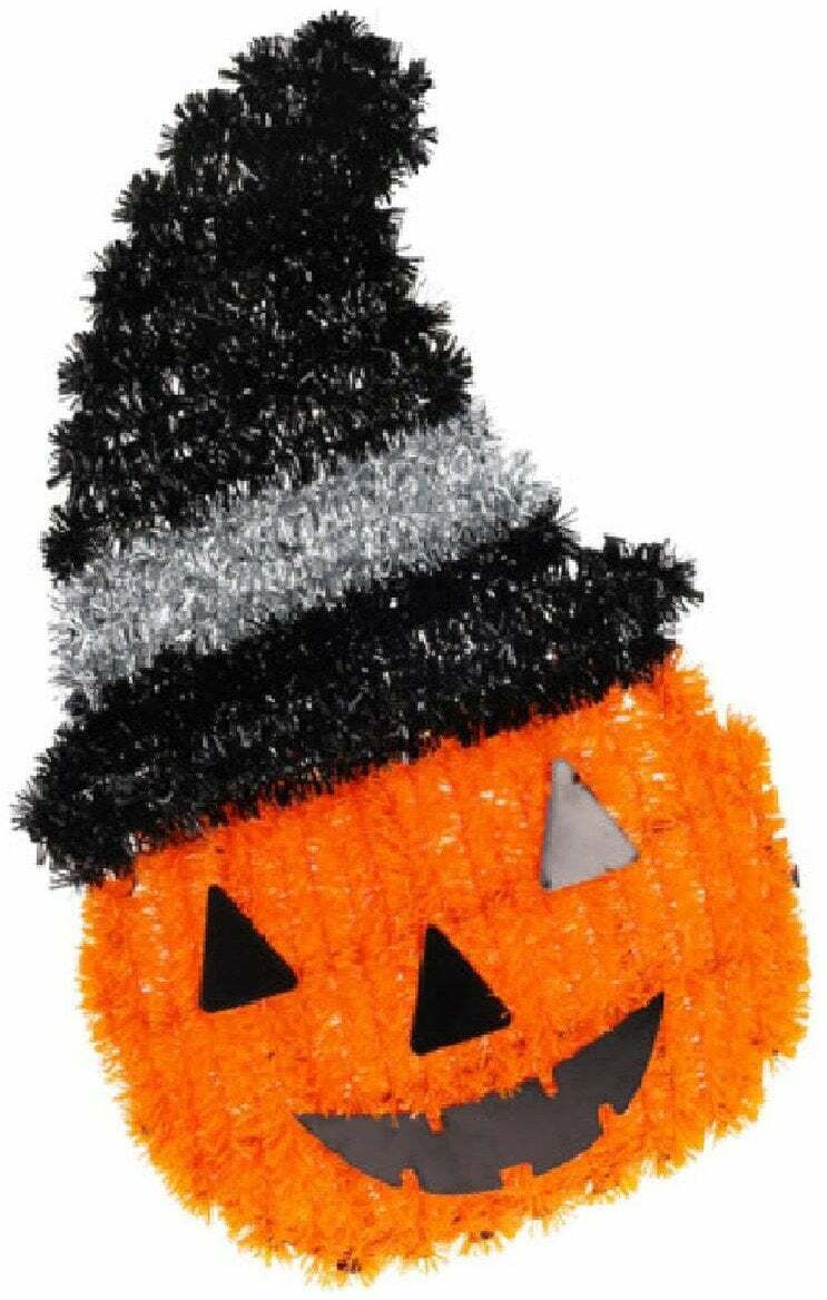 - Dekorācija bērniem/pieaugušajiem, ķirbis Halloween, sudraba