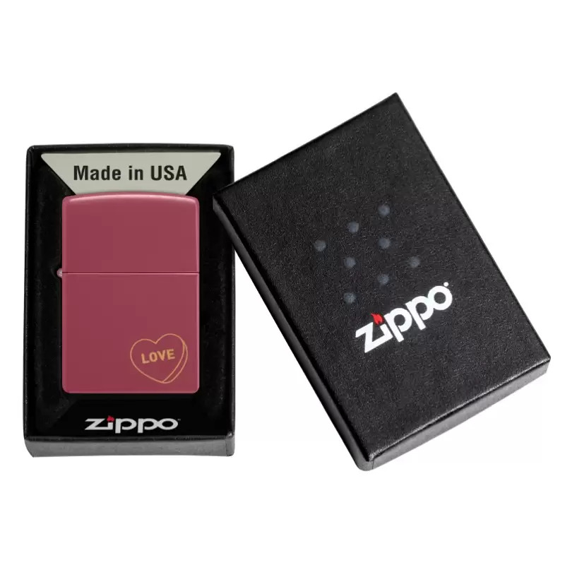 Žiebtuvėlis Zippo Love 48494, raudona sp. - 1a.lt