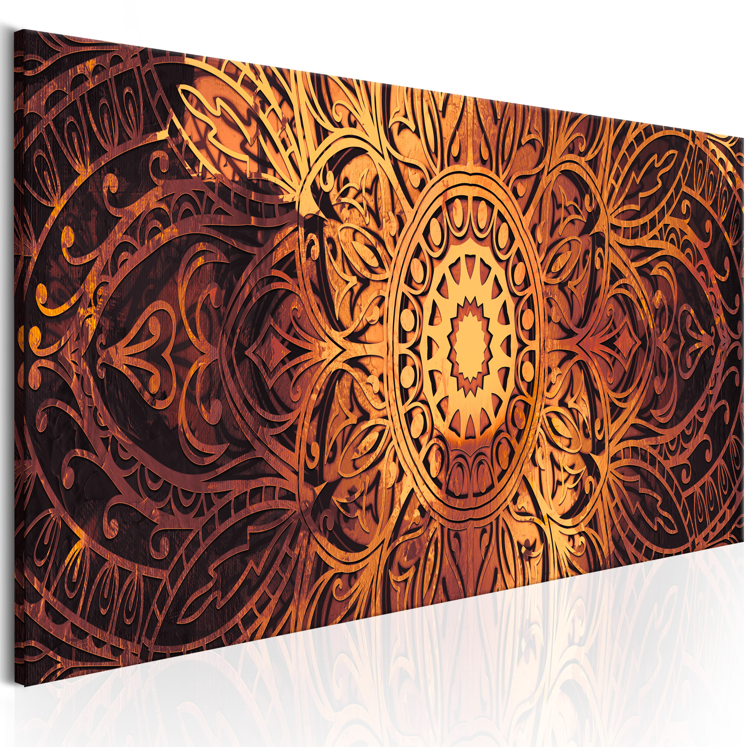 Reprodukcija Artgeist Amber Mandala N6558, 120 cm x 40 cm - Senukai.lt