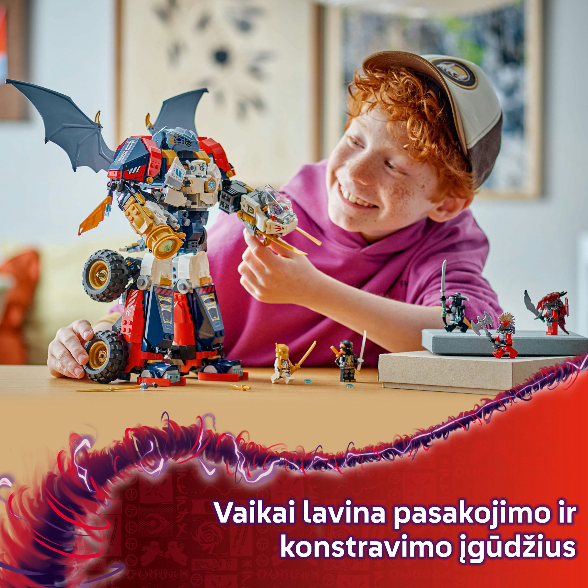 Konstruktorius LEGO® Ninjago Zeino kombinuotasis ultrarobotas