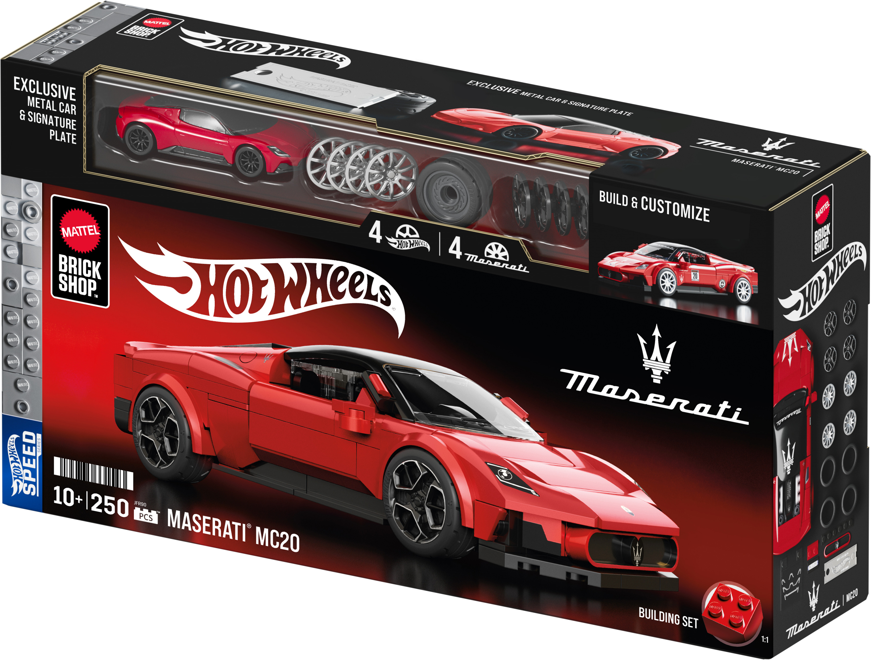 Žaislinis automobilis Mattel Hot Wheels Brick Shop Maserati JFR90