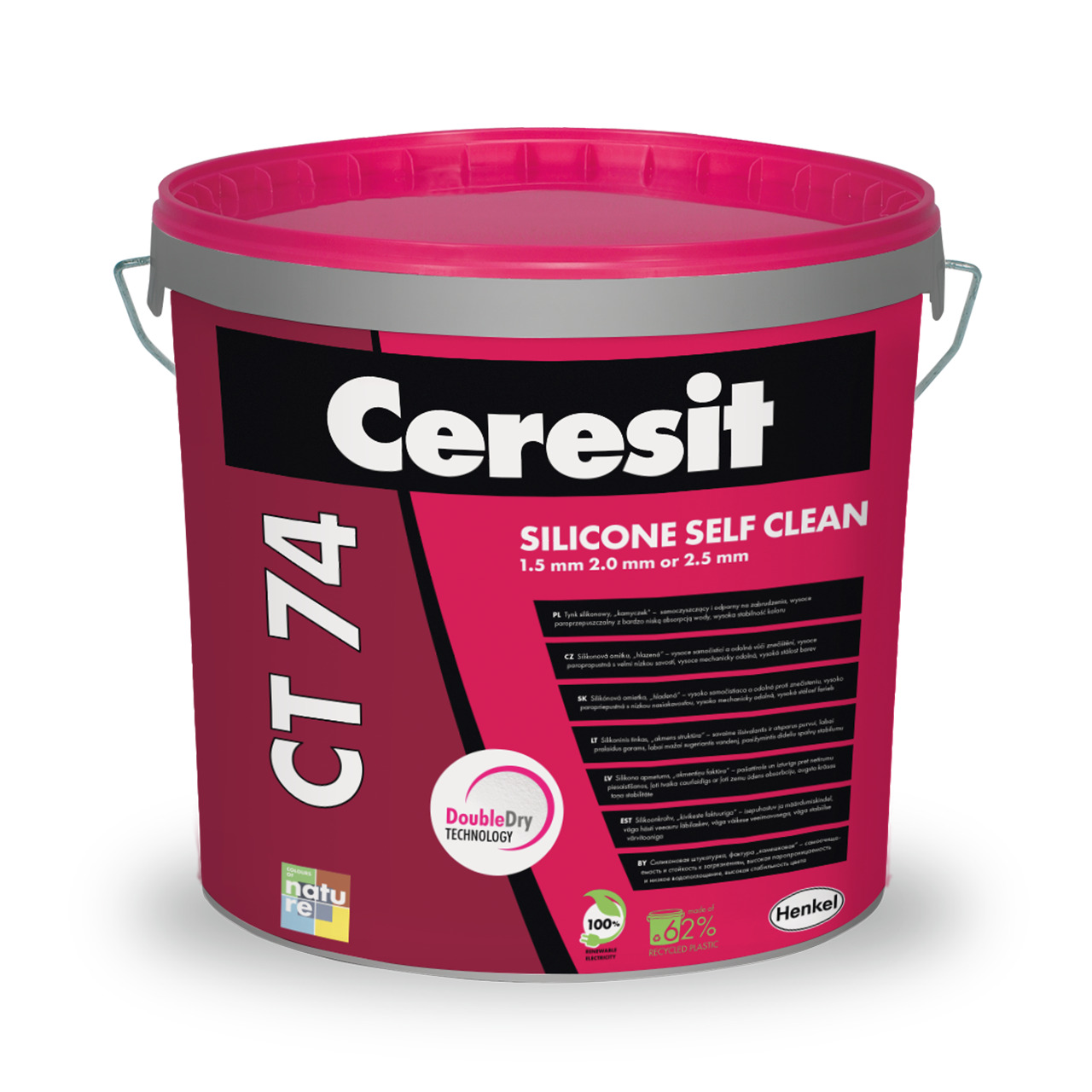 Silikoninis tinkas Ceresit CT74, 2 mm, 25 kg - Senukai.lt