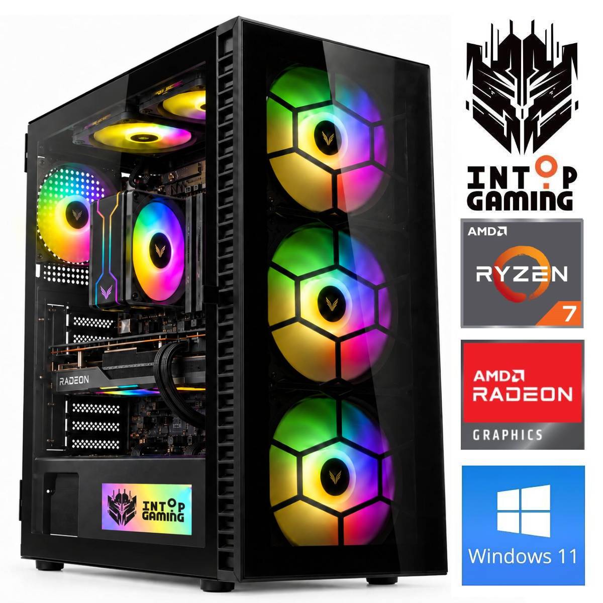 Stacionārs dators Intop RM93357WH AMD Ryzen