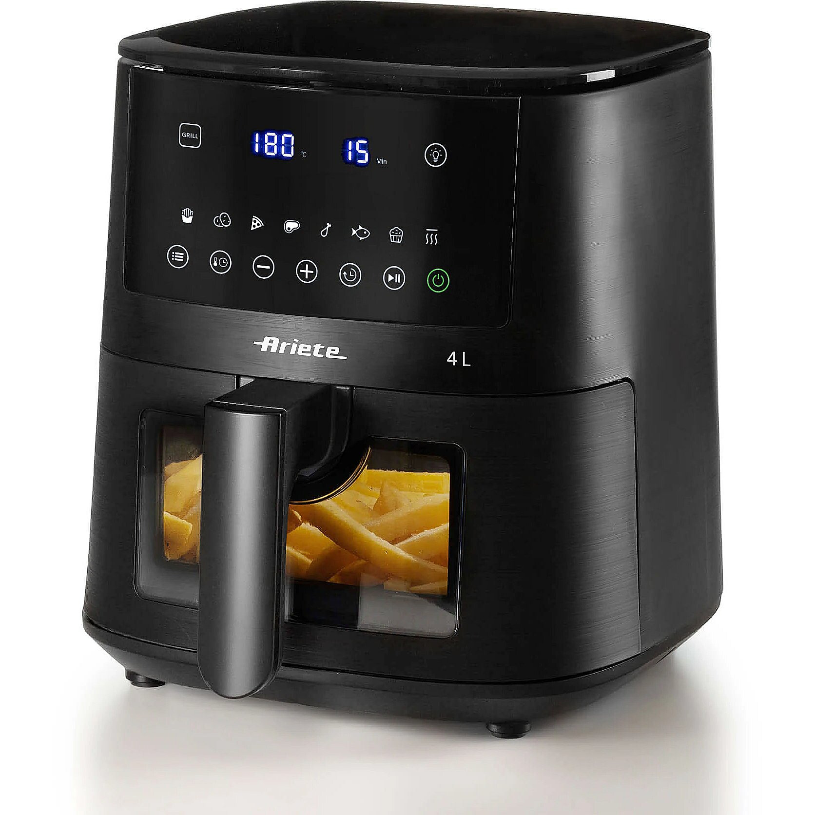 Karšto oro gruzdintuvė Ariete 4633/00, juoda sp., 1400 W, 4 l