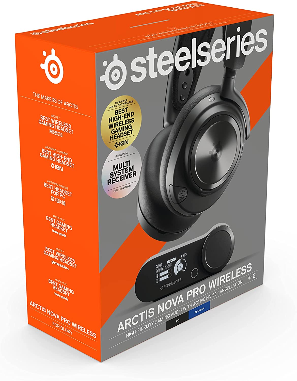 Belaidės žaidimų ausinės Steelseries Arctis Nova Pro Wireless