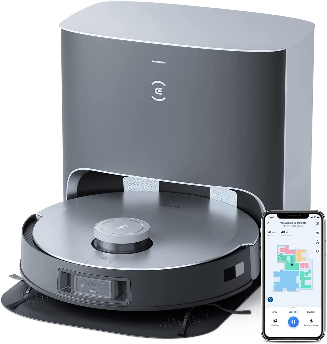 Dulkių siurblys - robotas Ecovacs Deebot X1 Plus, juoda sp.