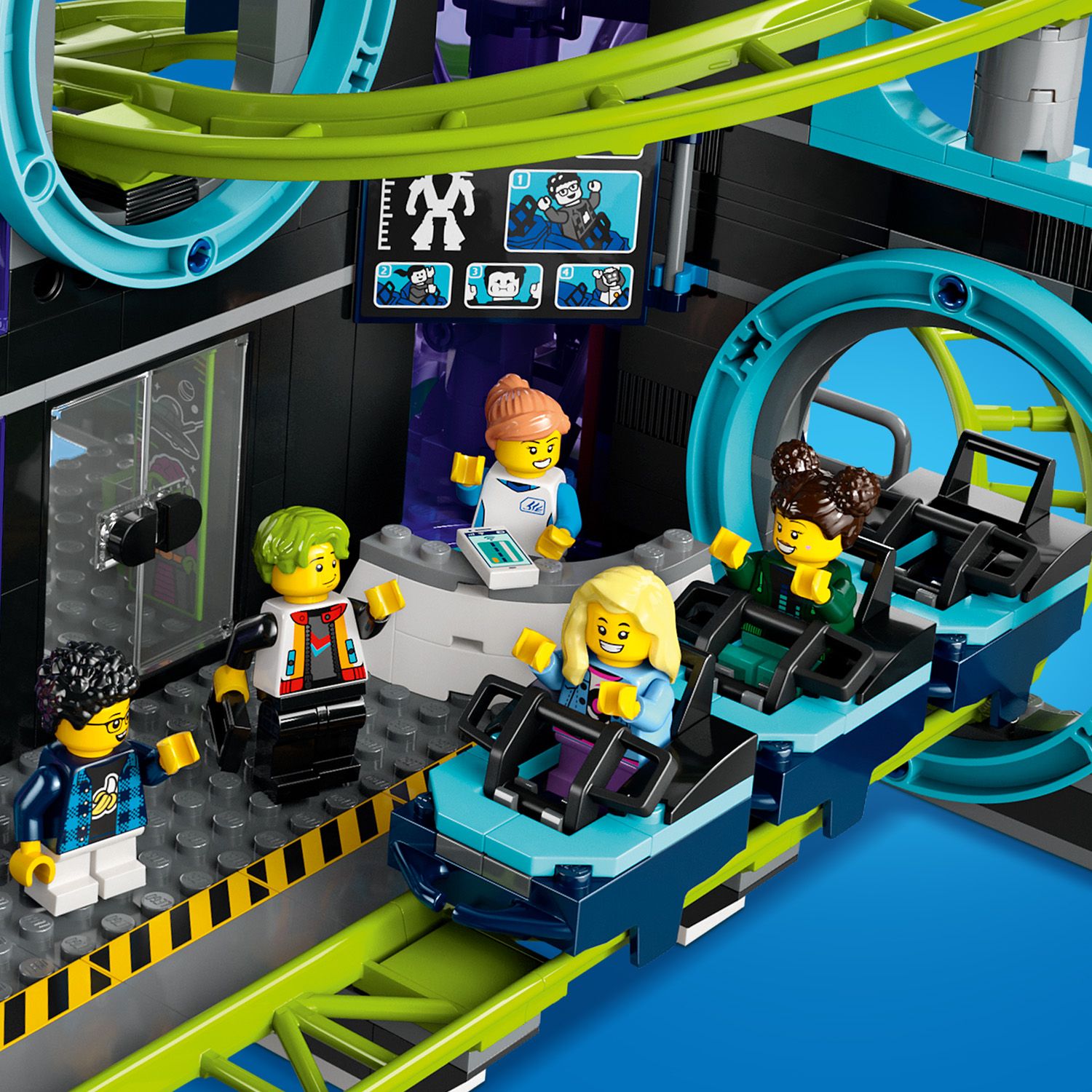 Konstruktorius LEGO® City Robotų pasaulio linksmųjų kalnelių