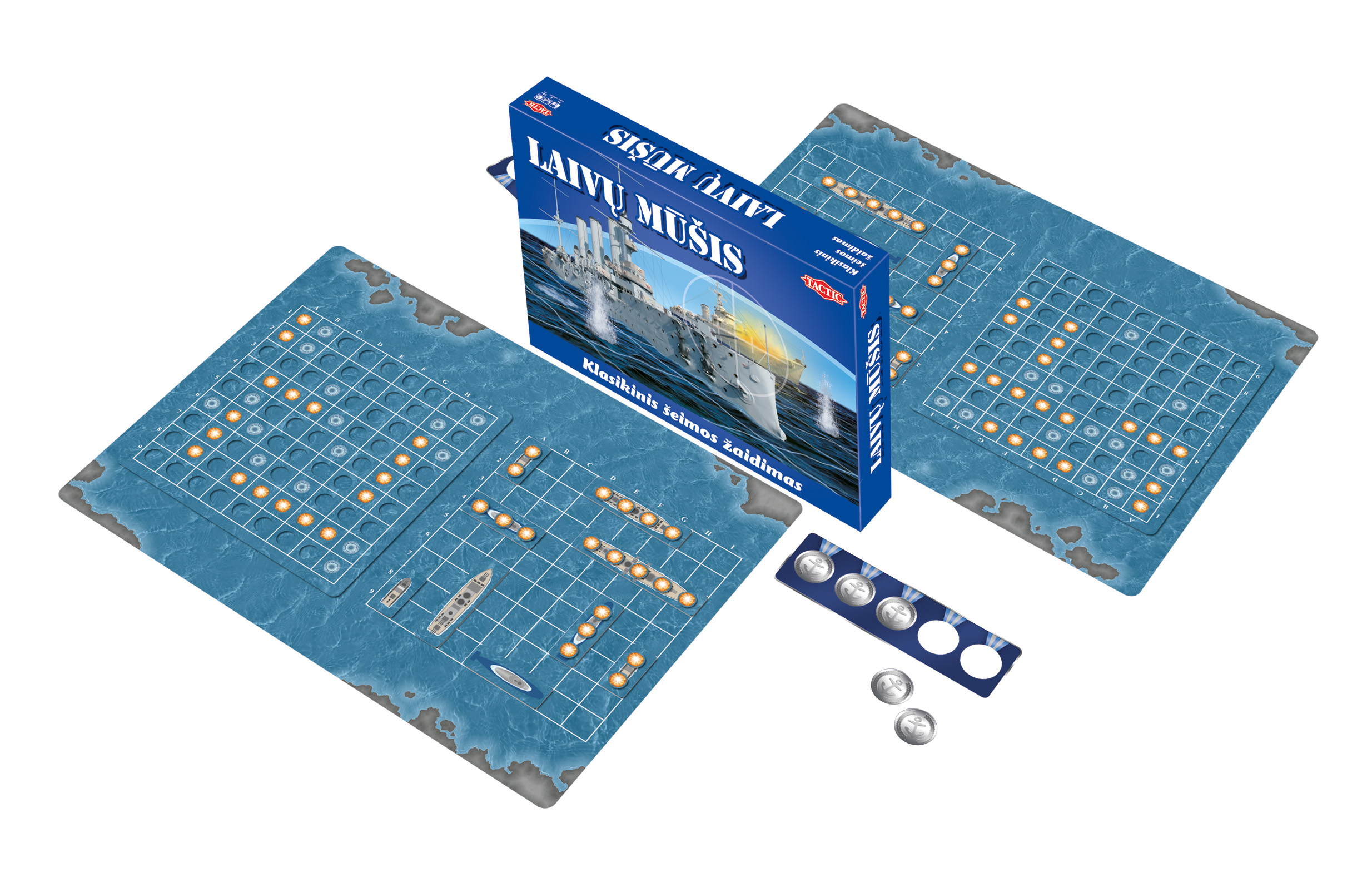 リュウイチ045 Stalo žaidimas: Laivų mūšis Tactic Laivų mūšis 40351, LT - Senukai.lt