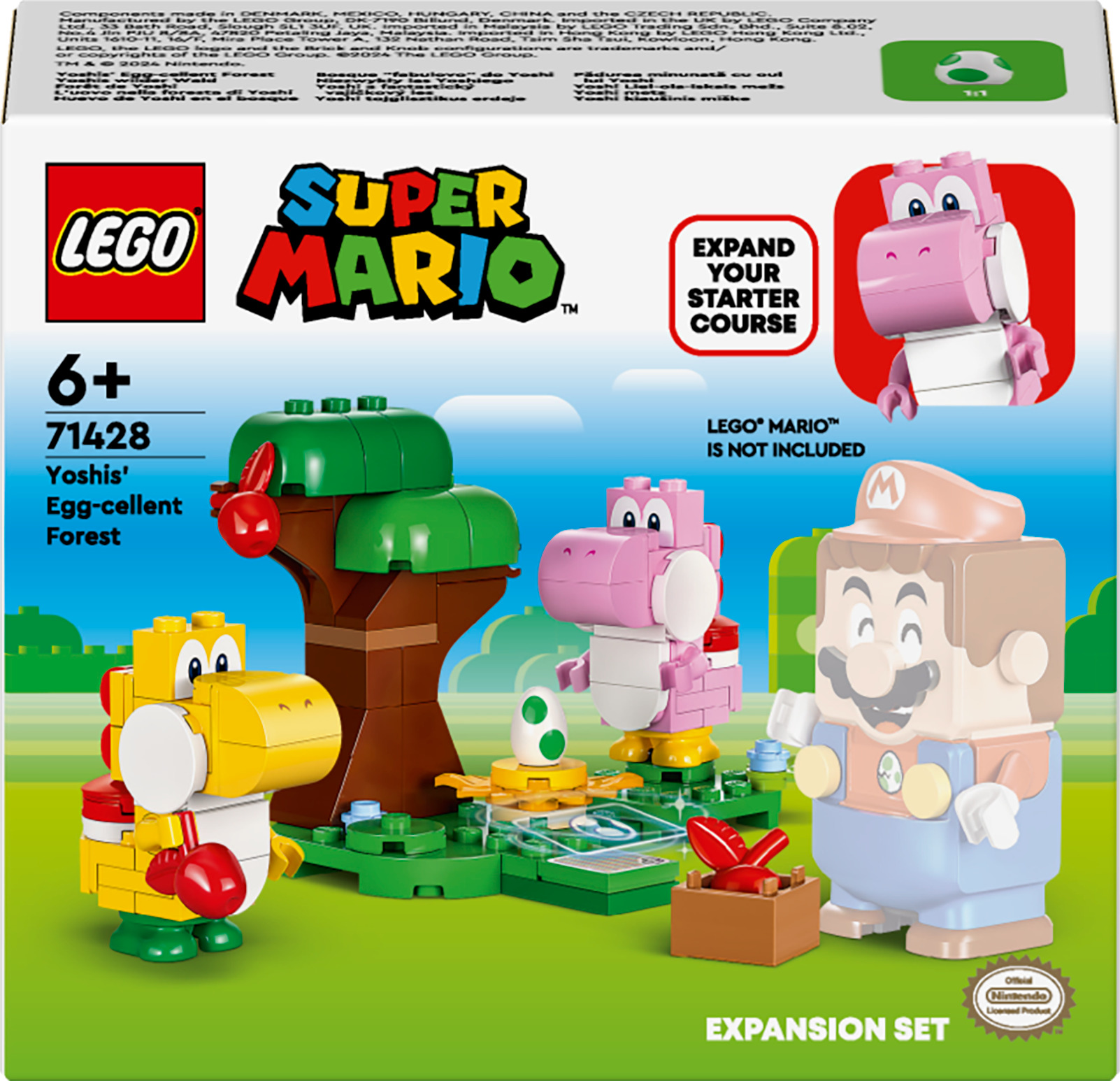 Konstruktorius LEGO® Super Mario Yoshi kiaušinis miške
