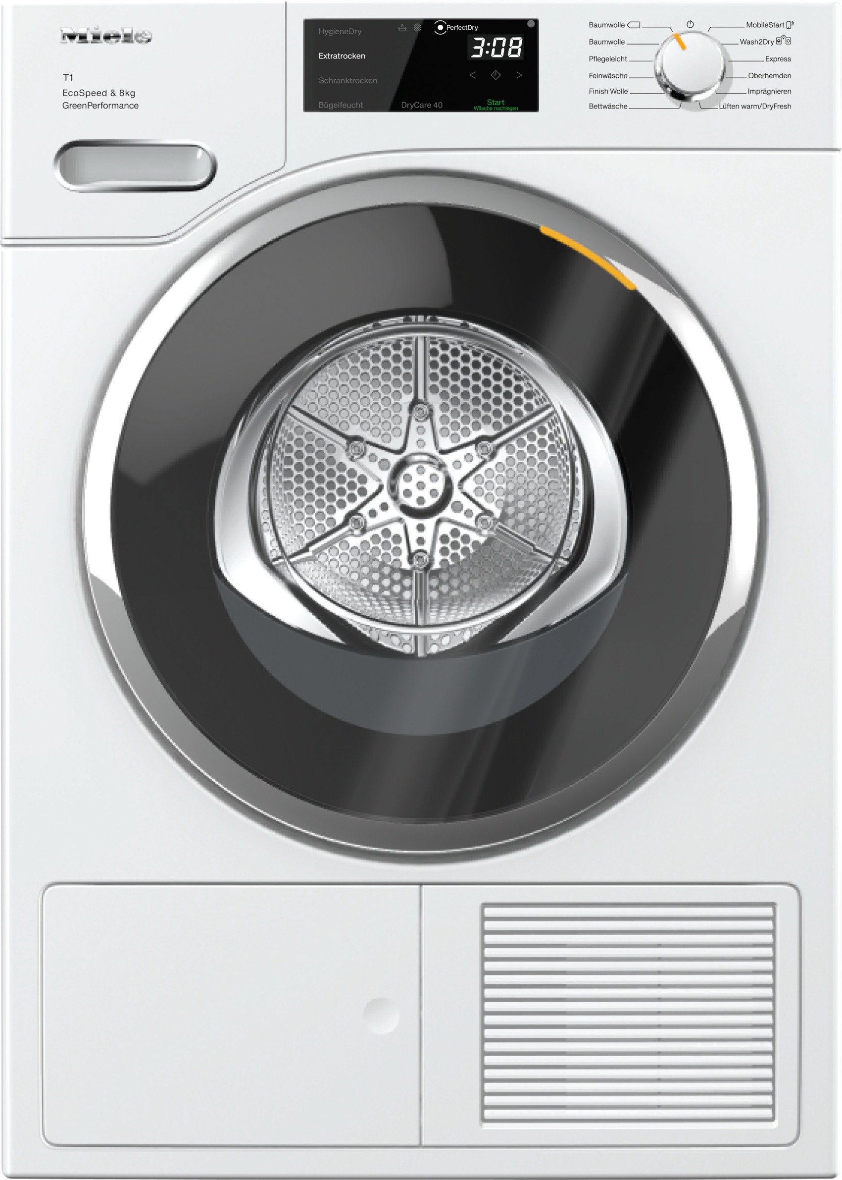 Džiovyklė Miele TWF760 WP, 8 kg - Senukai.lt