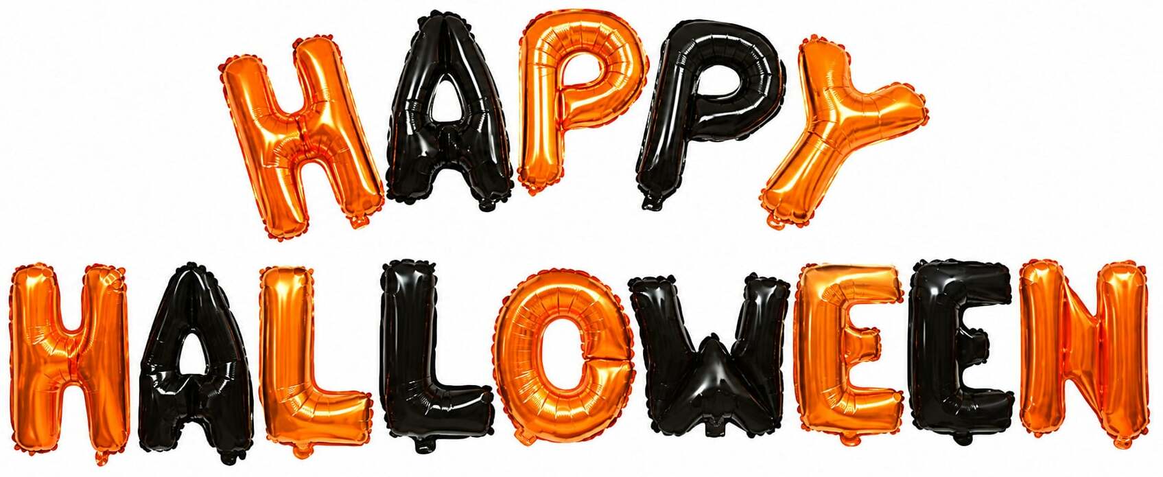 - Balonu komplekti burti Happy Halloween