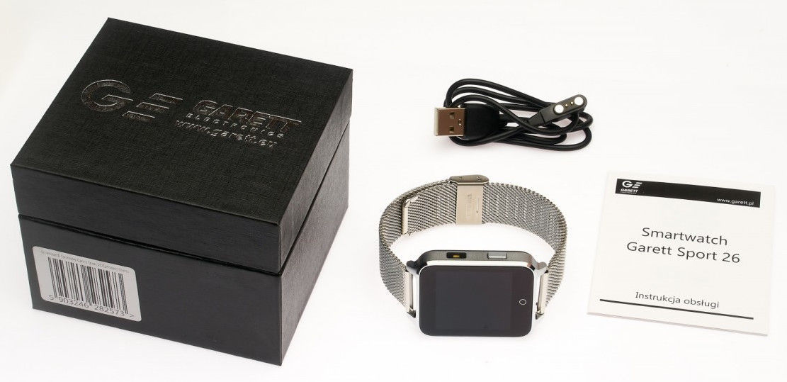 Išmanusis laikrodis Garett Sport 26, sidabro
