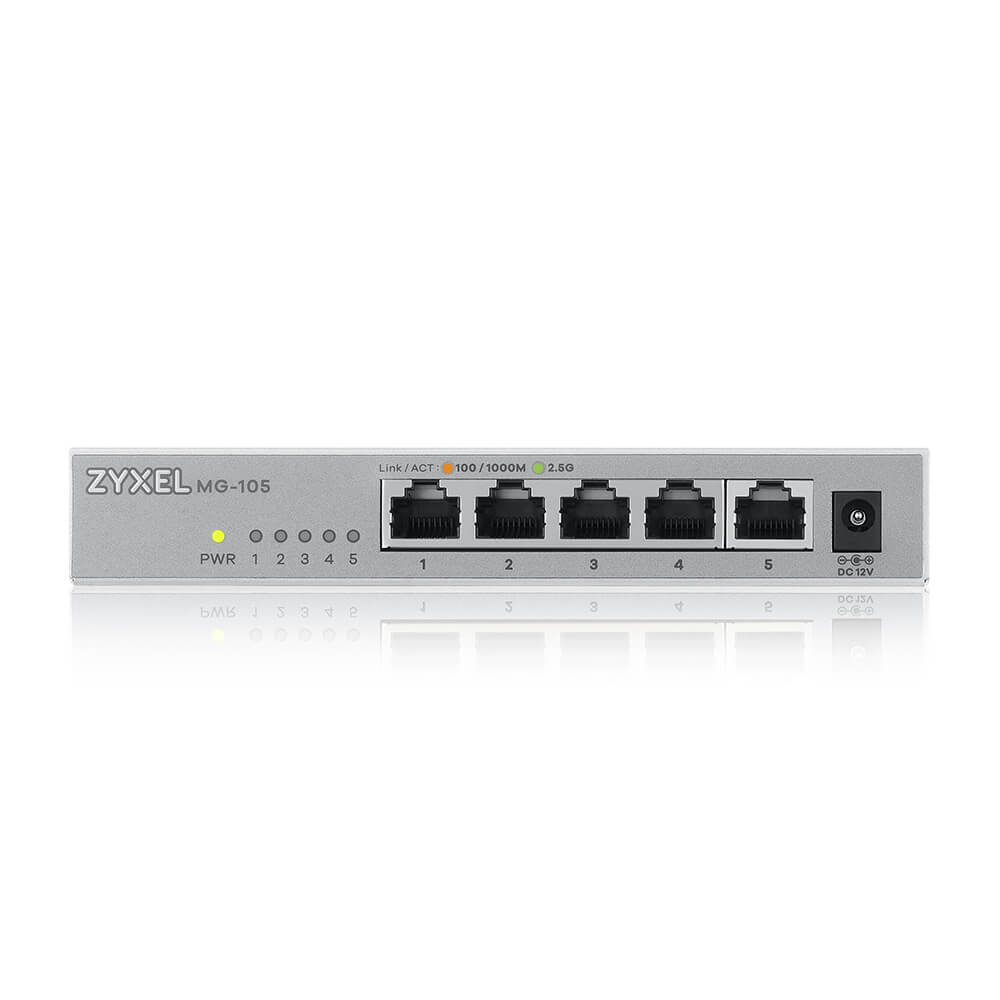 Tinklo šakotuvas ZyXEL MG105 5 Ports 2.5G - Senukai.lt