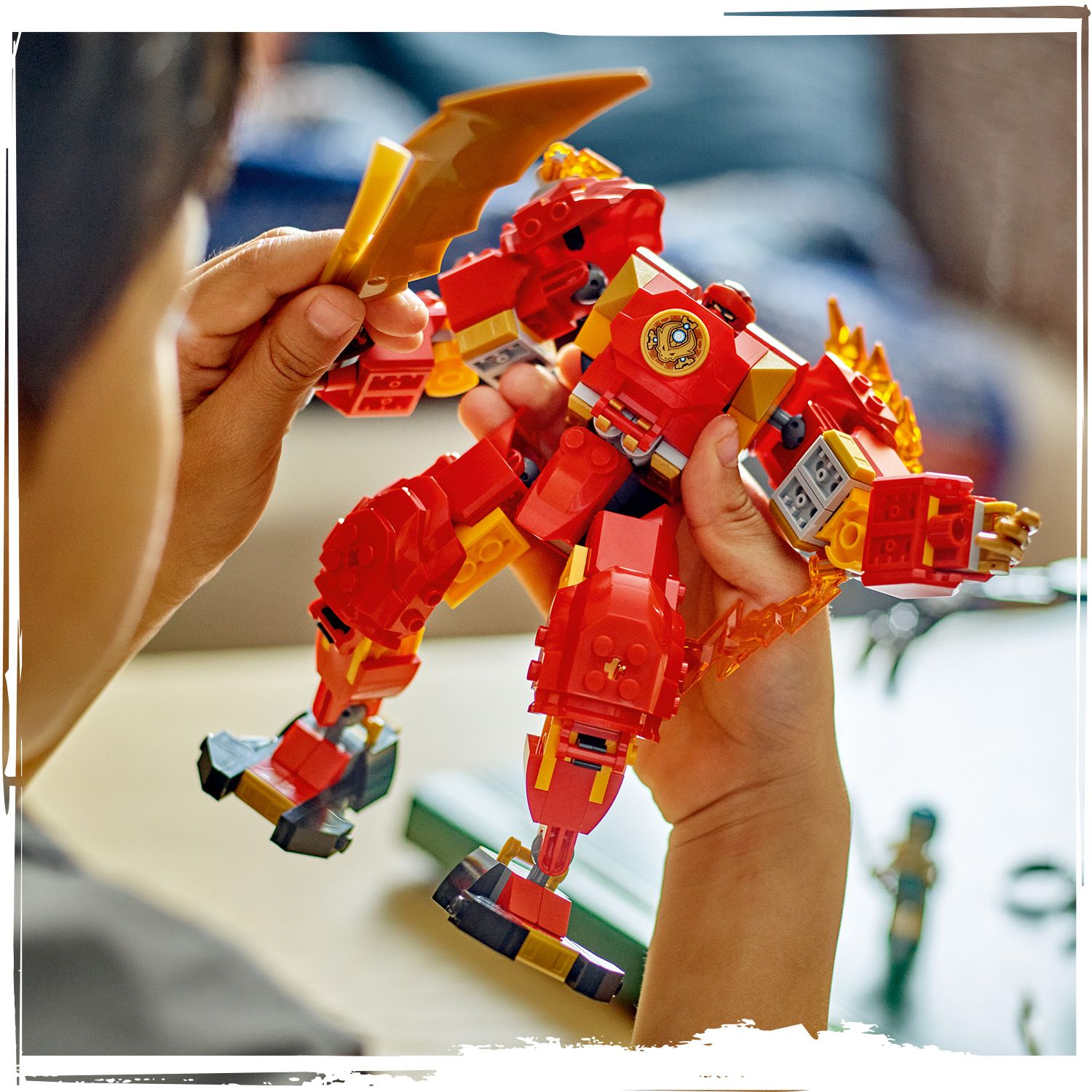 Konstruktorius LEGO® Ninjago Kai stichijos ugnies robotas 71808