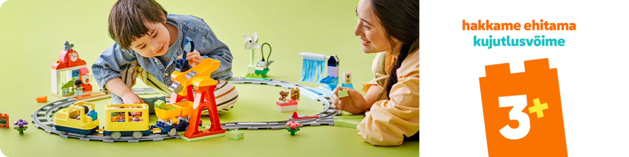 LEGO DUPLO komplektid lastele alates 3. eluaastast