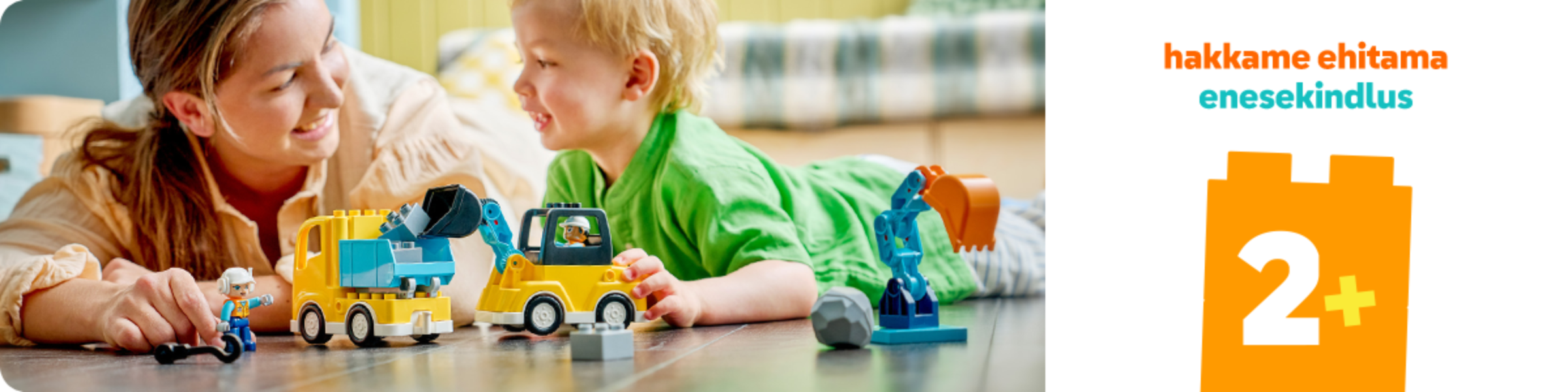 LEGO DUPLO komplektid lastele alates 2. eluaastast