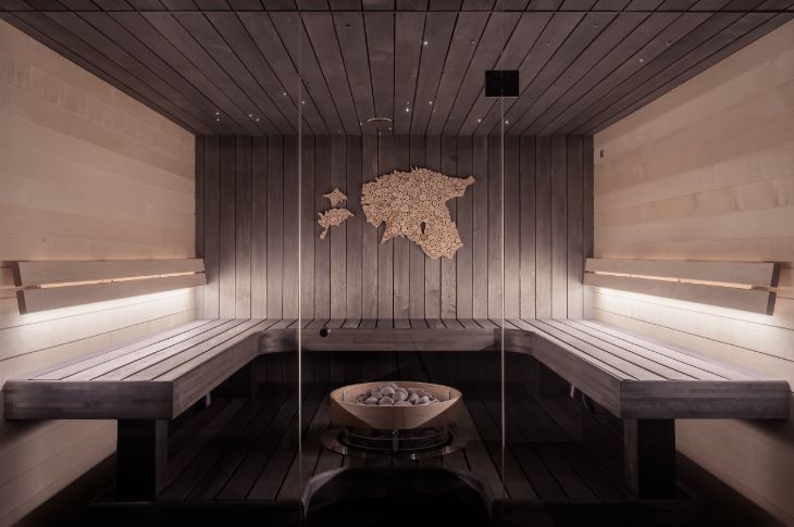 sauna lava kõrgus