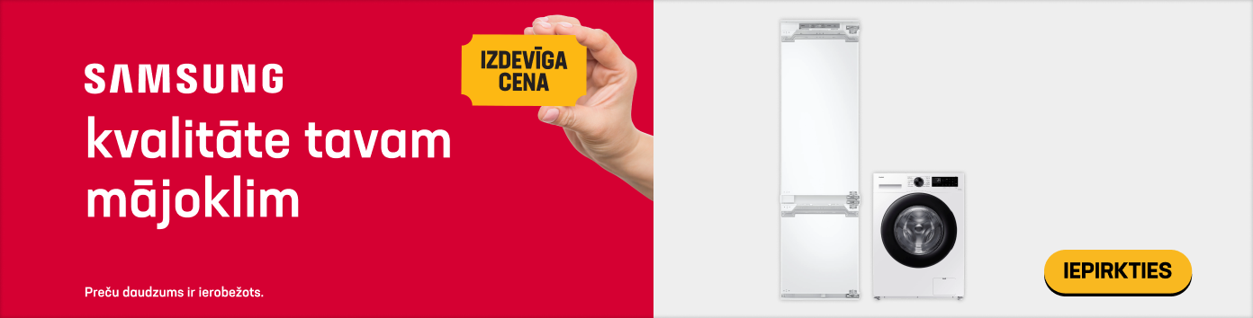 Samsung kvalitāte tavam mājoklim