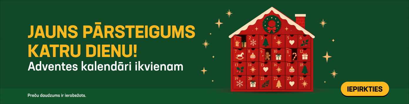 JAUNS PĀRSTEIGUMS KATRU DIENU! Adventes kalendāri ikvienam