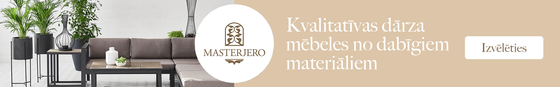 Aukštos kokybės sodo baldai iš natūralių medžiagų
