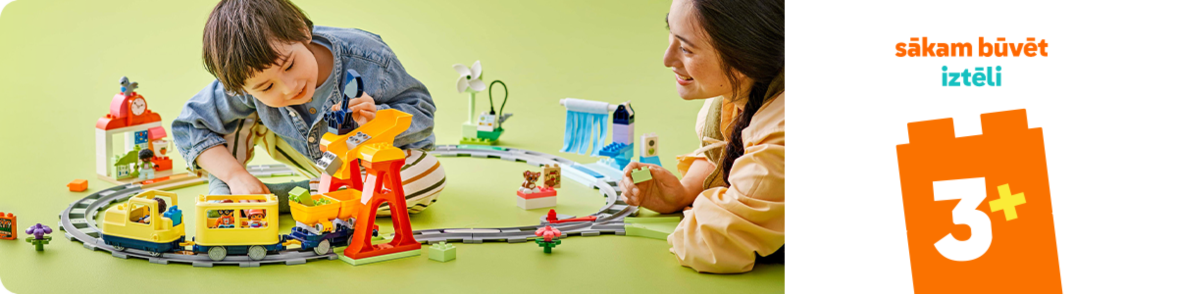LEGO DUPLO komplekti bērniem no 3 gadu vecuma