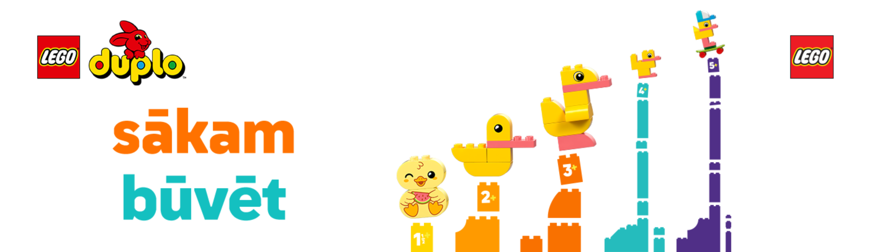 LEGO DUPLO — sākam būvēt